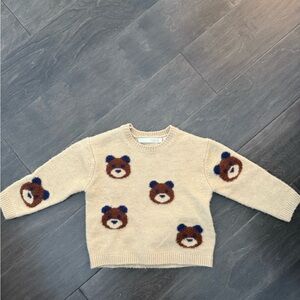 Zara Bear Sweater 9 months
